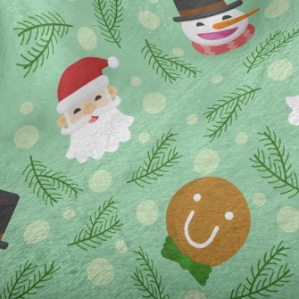 Merry Christmas Characters Minky