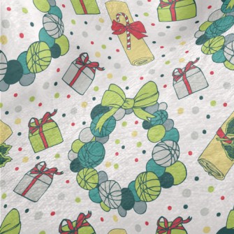 Bow Christmas Wreath Minky