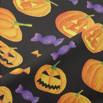 Horror Expression Pumpkin Piqué