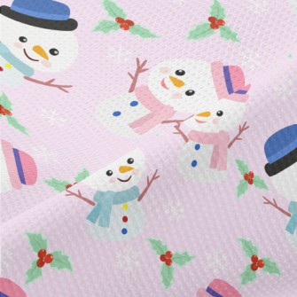 Snowman Goes On A Date Piqué