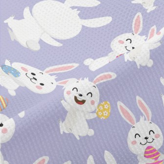 Happy Jumping Bunny Piqué