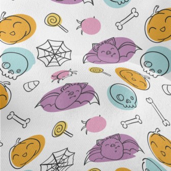 Bat Pumpkin Spider Lightweight Performance Linen