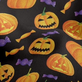 Horror Expression Pumpkin Lightweight Performance Linen