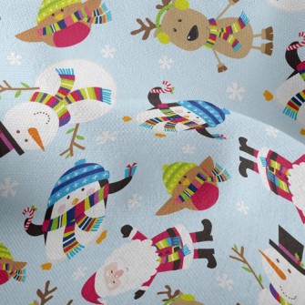 Santa Claus And Friends Lightweight Performance Linen