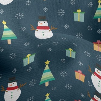 Snowflake Snowman Lightweight Performance Linen