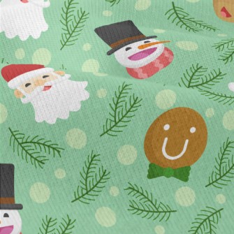 Merry Christmas Characters Modern Jersey