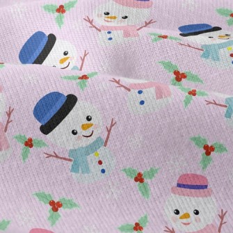 Snowman Goes On A Date Modern Jersey