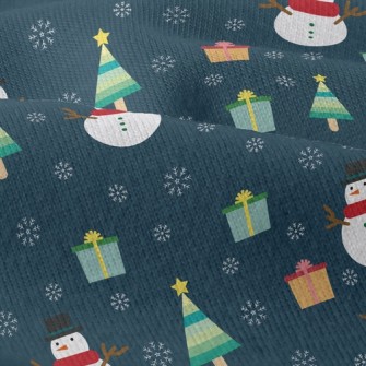 Snowflake Snowman Modern Jersey