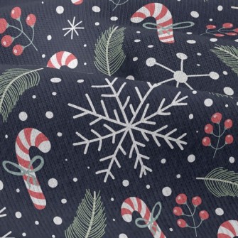 Candy Canes And Berries Modern Jersey