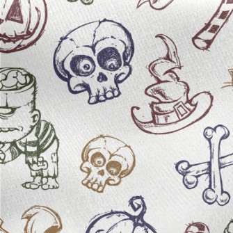 Frankenstein And Death Jersey Backed Fleece