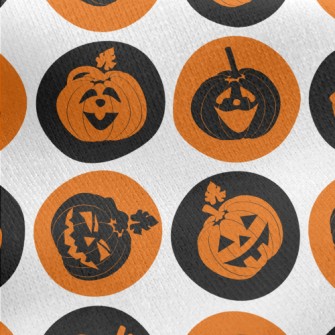 Evil Pumpkin Jersey Backed Fleece