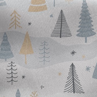 Styling Christmas Tree Jersey Backed Fleece