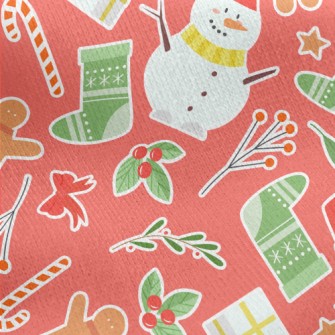 Celebrate Christmas Jersey Backed Fleece