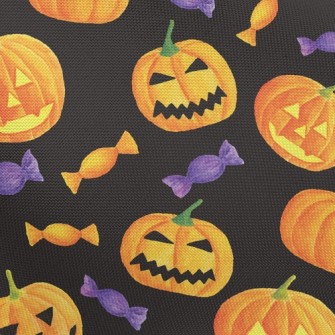 Horror Expression Pumpkin Pongee