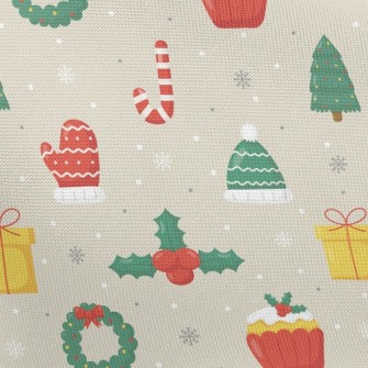 Christmas Wreath Pongee