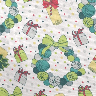 Bow Christmas Wreath Pongee