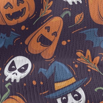 Halloween Characters Stretch Jersey