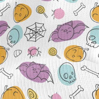 Bat Pumpkin Spider Stretch Jersey