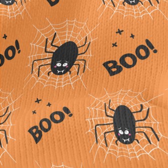 Shy Spider Weaving Web Stretch Jersey