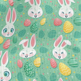 Happy Big-eyed Bunny Stretch Jersey