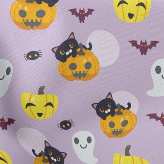 Ghost And Black Cat Lightweight Cotton Poplin