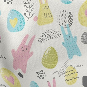 Easter Bunny Lightweight Cotton Poplin