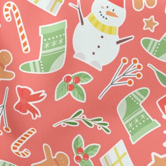 Celebrate Christmas Lightweight Cotton Poplin