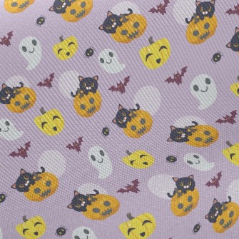 Ghost And Black Cat Midweight Cotton Poplin