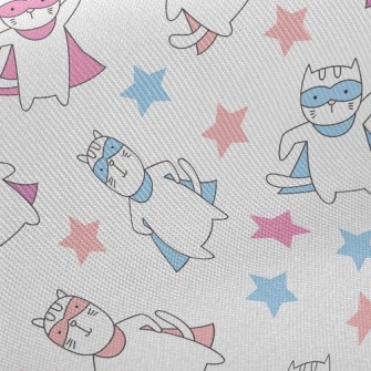 Super Cute Super Cat Twill