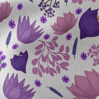 Elegant Blooming Flowers Waterproof Canvas