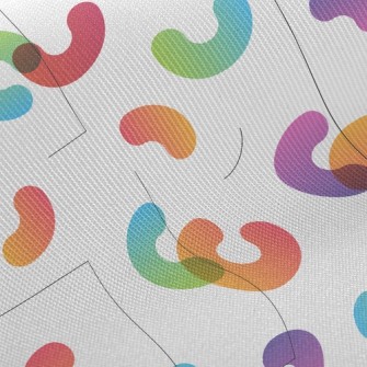 Gradient Curved Shape Twill