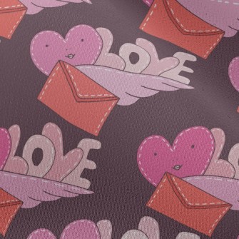 Hearts And Envelopes Chiffon