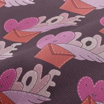 Hearts And Envelopes Performance Linen