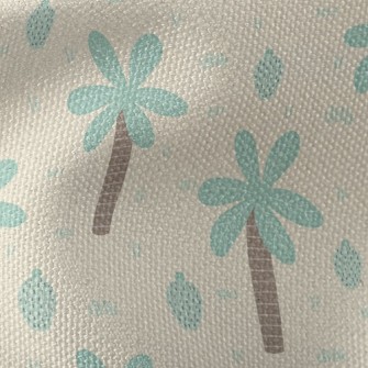 Cute Coconut Tree Waterproof Canvas