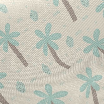 Cute Coconut Tree Twill