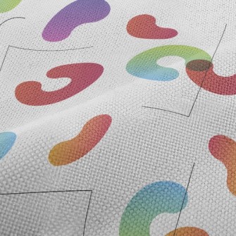 Gradient Curved Shape Performance Linen