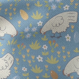 Hens Lay Eggs Waterproof Canvas