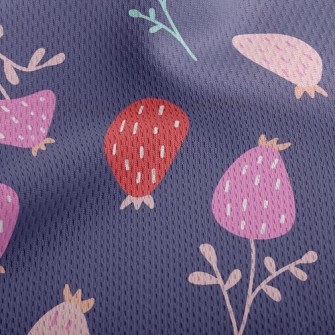 Cute Plum Tree Athletic Mesh Flat Back