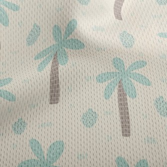 Cute Coconut Tree Athletic Mesh Flat Back