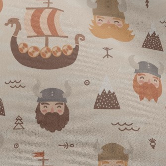 Vikings Set Sail Chiffon