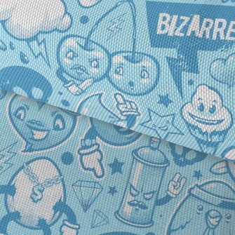 Funny Expression Monster Waterproof Oxford