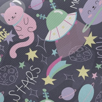 Meow Astronaut Twill