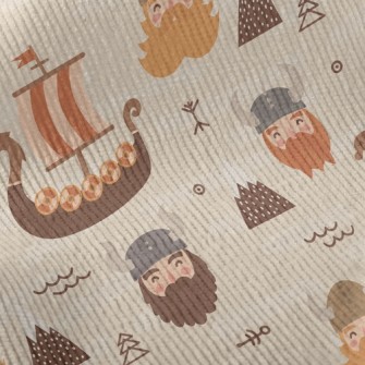 Vikings Set Sail Standard Corduroy