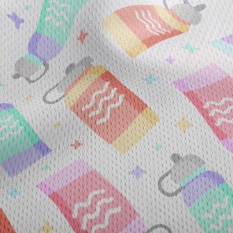 Colorful Small Kettle Athletic Mesh Flat Back