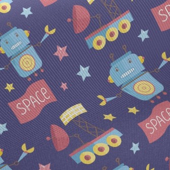 Robotic Space Satellite Twill