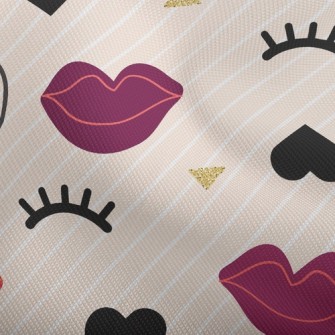 Closed Eyes And Red Lips Dobby