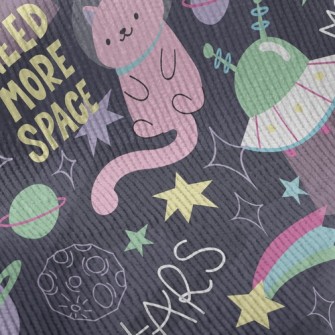 Meow Astronaut Standard Corduroy