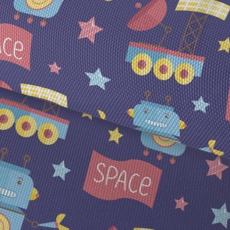 Robotic Space Satellite Waterproof Oxford