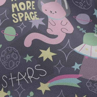 Meow Astronaut Chiffon