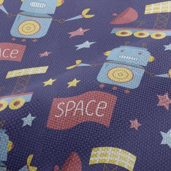 Robotic Space Satellite Performance Linen
